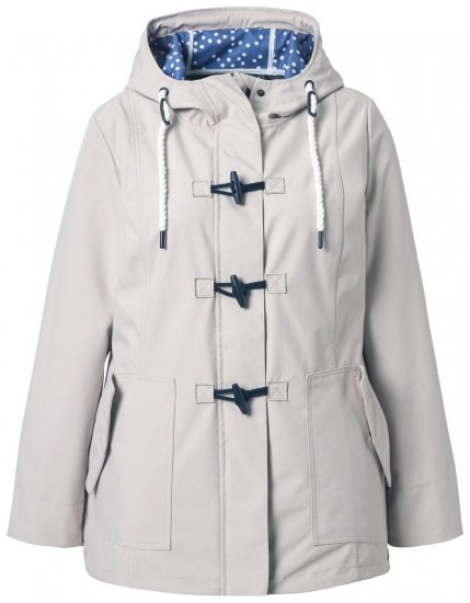 Ulla Popken 846853 Softshell jack Champagne - Jassen - Grote maten jassen voor dames