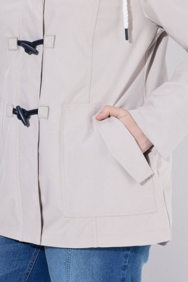 Ulla Popken 846853 Softshell jack Champagne - Jassen - Grote maten jassen voor dames