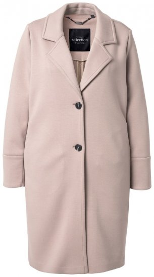 Ulla Popken 846929 Jas Beige - Jassen - Grote maten dames jassen