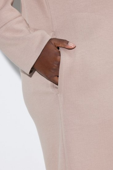 Ulla Popken 846929 Jas Beige - Jassen - Grote maten dames jassen