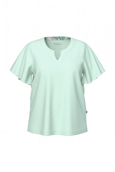 Ulla Popken 846971 Pyjama met print Lichtgroen - Pyjama's en Loungewear - 