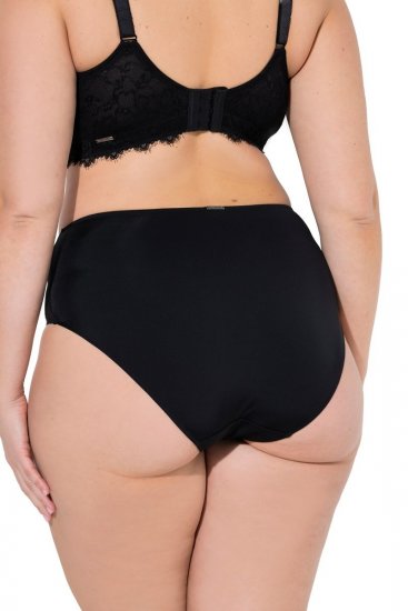 Ulla Popken 848693 Boxershorts met kant Zwart - Slips - 