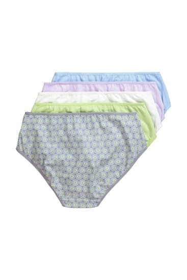 Ulla Popken 849202 Bedrukte slips 6-pack Grijs - Slips - 