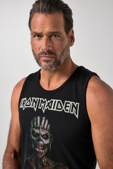 JP1880 849285 Iron Maiden The Book of Souls Tanktop Zwart - Band T-shirts - Band t-shirts vanaf 2XL