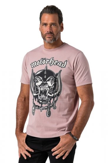 JP1880 849702 Motörhead War-Pig T-shirt Mauve - Band T-shirts - Band t-shirts vanaf 2XL
