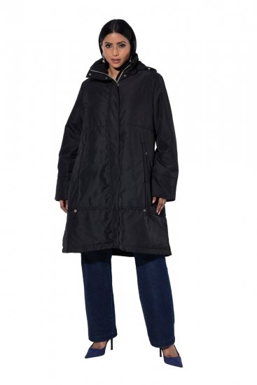 Ulla Popken 849908 Regenjas Donkerblauw - Jassen - Grote maten jassen voor dames