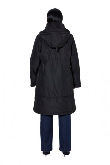 Ulla Popken 849908 Regenjas Donkerblauw - Jassen - Grote maten jassen voor dames