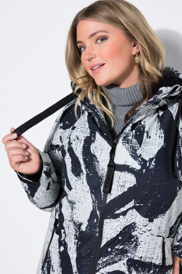 Ulla Popken 849984 Functionele jas Grijs - Jassen - Grote maten dames jassen