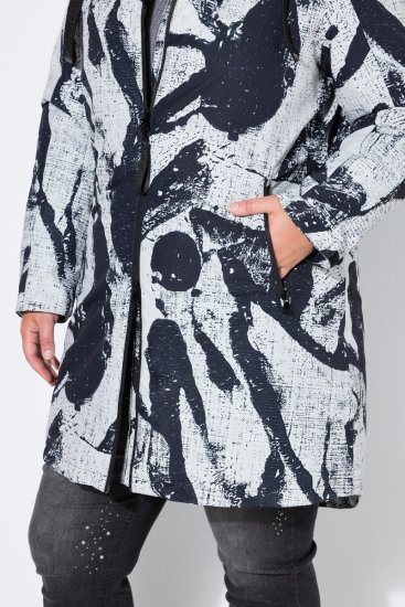 Ulla Popken 849984 Functionele jas Grijs - Jassen - Grote maten dames jassen
