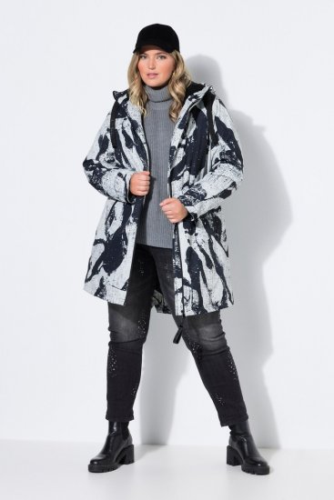 Ulla Popken 849984 Functionele jas Grijs - Jassen - Grote maten dames jassen