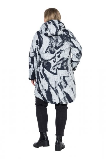 Ulla Popken 849984 Functionele jas Grijs - Jassen - Grote maten dames jassen