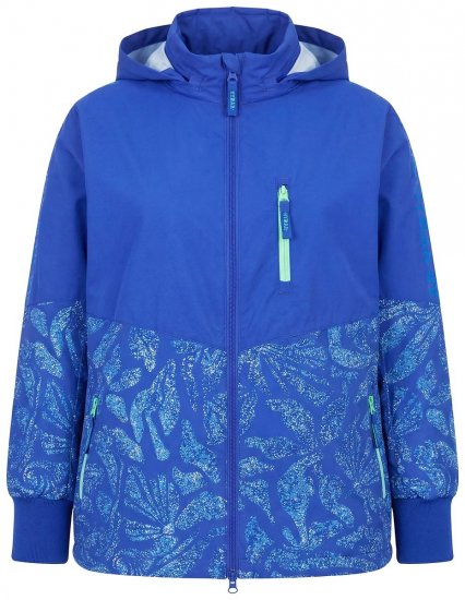 Ulla Popken 850339 Functioneel jack Koningsblauw - Jassen - Grote maten jassen voor dames