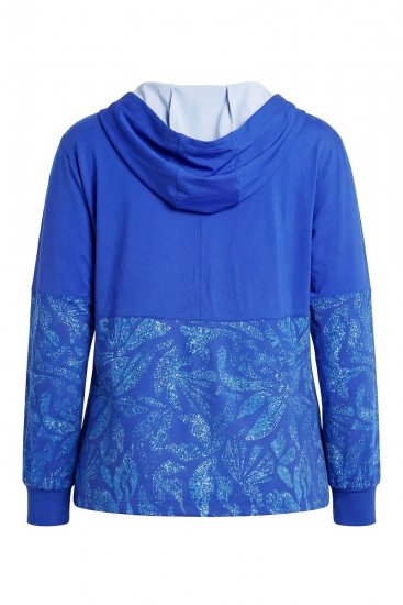 Ulla Popken 850339 Functioneel jack Koningsblauw - Jassen - Grote maten jassen voor dames