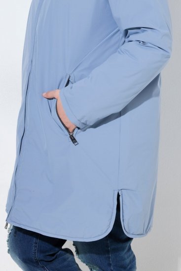 Ulla Popken 850361 Functioneel jack Denimblauw - Jassen - Grote maten jassen voor dames
