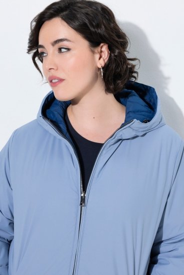 Ulla Popken 850361 Functioneel jack Denimblauw - Jassen - Grote maten jassen voor dames