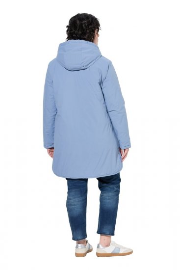 Ulla Popken 850361 Functioneel jack Denimblauw - Jassen - Grote maten jassen voor dames