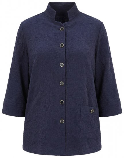 Ulla Popken 850615 Jasje Donkerblauw - Jassen - Grote maten jassen voor dames