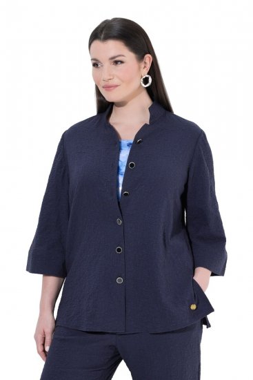 Ulla Popken 850615 Jasje Donkerblauw - Jassen - Grote maten jassen voor dames