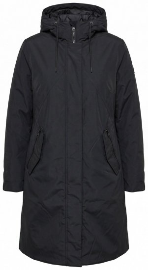 Ulla Popken 850774 Functionele jas Zwart - Jassen - Grote maten dames jassen