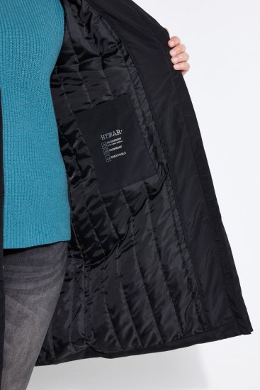 Ulla Popken 850774 Functionele jas Zwart - Jassen - Grote maten dames jassen