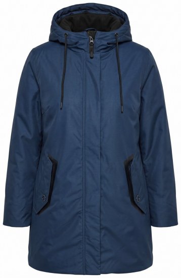 Ulla Popken 850794 Functionele jas Donkerblauw - Jassen - Grote maten dames jassen