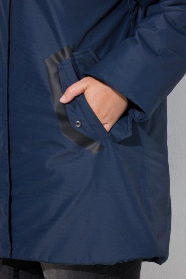 Ulla Popken 850794 Functionele jas Donkerblauw - Jassen - Grote maten dames jassen