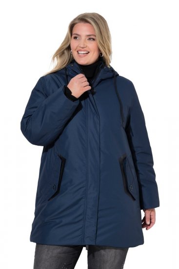 Ulla Popken 850794 Functionele jas Donkerblauw - Jassen - Grote maten dames jassen