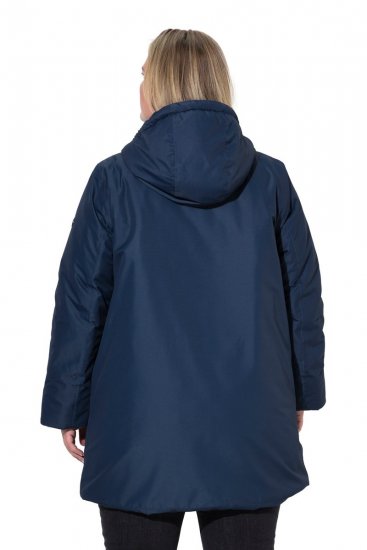 Ulla Popken 850794 Functionele jas Donkerblauw - Jassen - Grote maten dames jassen