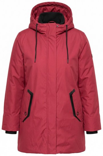Ulla Popken 850794 Functionele jas Rood - Jassen - Grote maten dames jassen