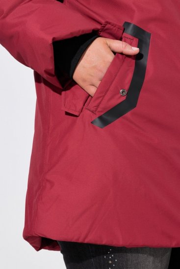 Ulla Popken 850794 Functionele jas Rood - Jassen - Grote maten dames jassen