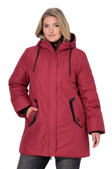 Ulla Popken 850794 Functionele jas Rood - Jassen - Grote maten dames jassen