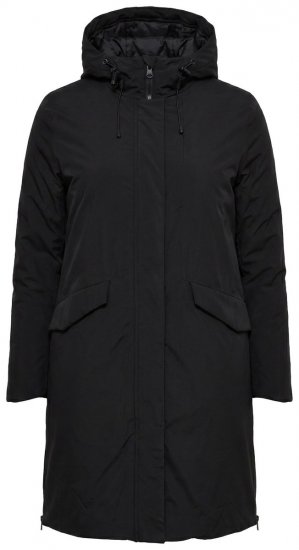 Ulla Popken 850806 Functionele jas Zwart - Jassen - Grote maten dames jassen