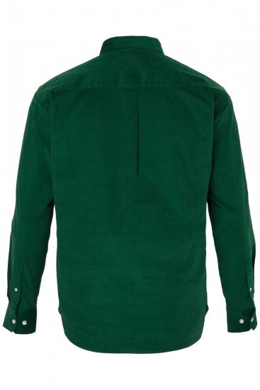 JP1880 850921 Ribfluwelen overhemd met lange mouwen Bosgroen TALL - TALL hemden - Hemden in TALL-lengte