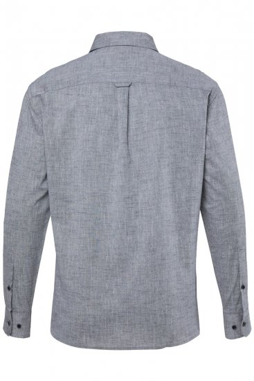 JP1880 850931 Chambray overhemd met lange mouwen Zwart TALL - TALL hemden - Hemden in TALL-lengte