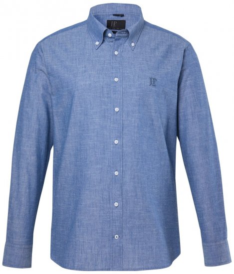 JP1880 850931 Chambray overhemd met lange mouwen Denimblauw TALL - TALL hemden - Hemden in TALL-lengte