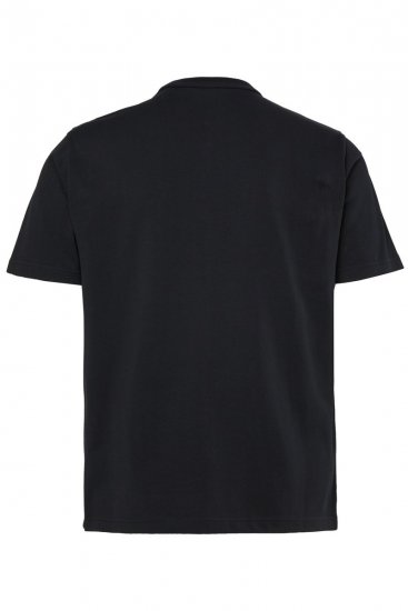 JP1880 851002 T-shirt met borstprint Zwart TALL - TALL T-shirts - Extra lange T-shirts voor heren