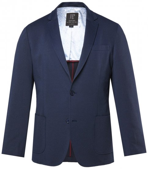 JP1880 851032 Colbert met lichte halve voering Donkerblauw - Pakken - Grote Maten Kostuum Heren