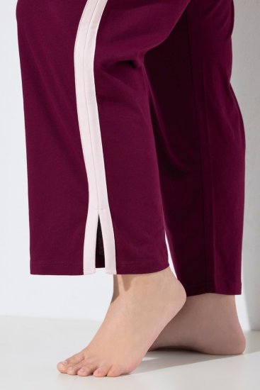 Ulla Popken 851245 Pyjama Bessenrood - Pyjama's en Loungewear - 
