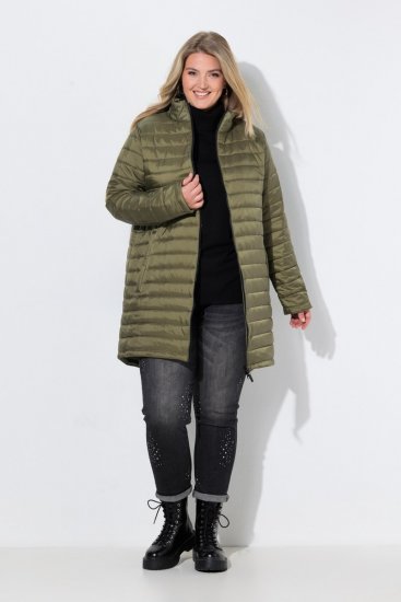 Ulla Popken 851560 Functioneel jack Olijfgroen - Jassen - Grote maten jassen voor dames