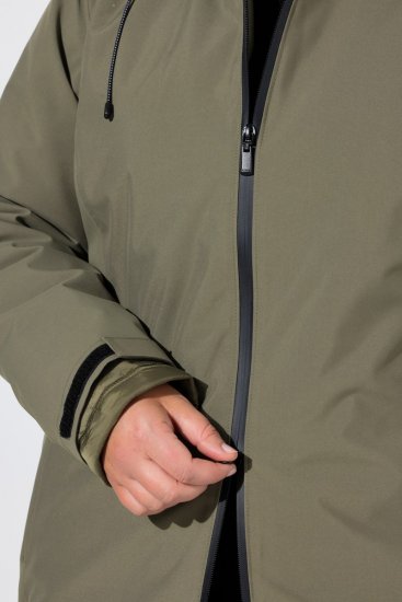Ulla Popken 851560 Functioneel jack Olijfgroen - Jassen - Grote maten jassen voor dames
