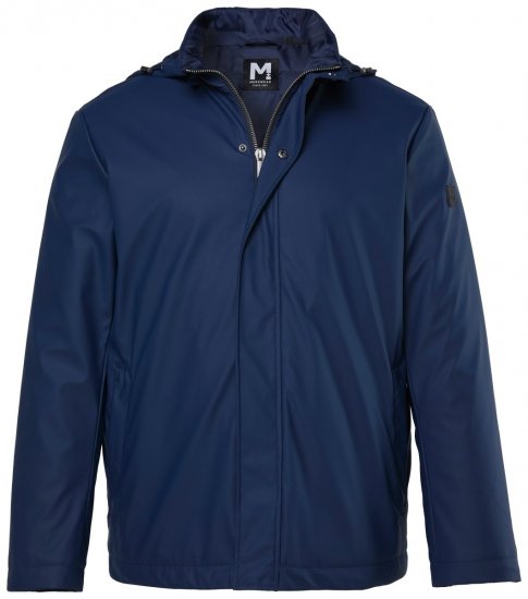 Men+ 566 Jack met afneembare capuchon Donkerblauw - Jassen - Grote Maten Herenjassen
