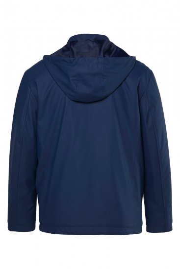 Men+ 566 Jack met afneembare capuchon Donkerblauw - Jassen - Grote Maten Herenjassen