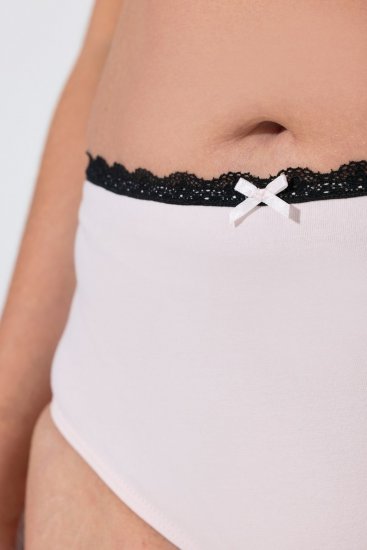 Ulla Popken 851711 Gebloemde slips 5-pack Bruin - Slips - 