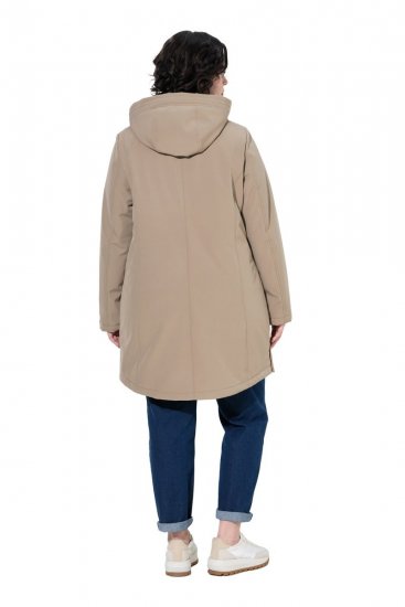 Ulla Popken 851789 Functionele jas Bruin - Jassen - Grote maten dames jassen