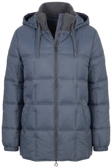 Ulla Popken 851791 Gewatteerd jack Donkerblauw - Jassen - Grote maten jassen voor dames