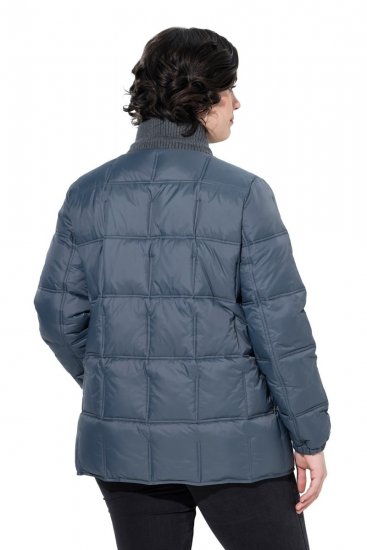 Ulla Popken 851791 Gewatteerd jack Donkerblauw - Jassen - Grote maten jassen voor dames