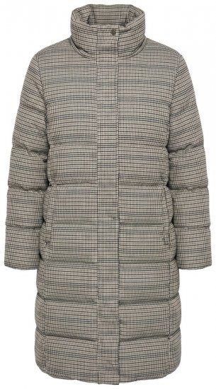 Ulla Popken 851801 Gewatteerde jas Gebroken wit - Jassen - Grote maten dames jassen
