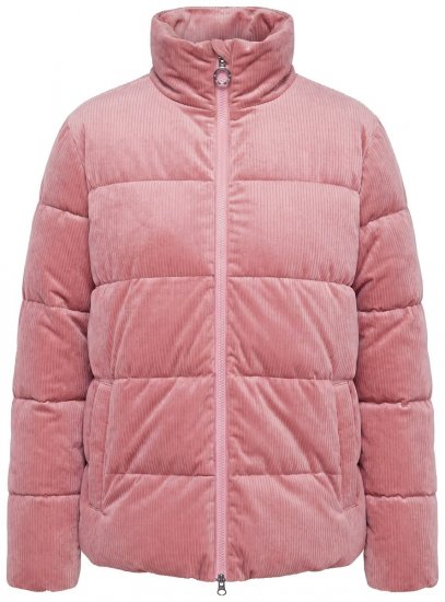 Ulla Popken 851819 Corduroy jack Oudroze - Jassen - Grote maten jassen voor dames