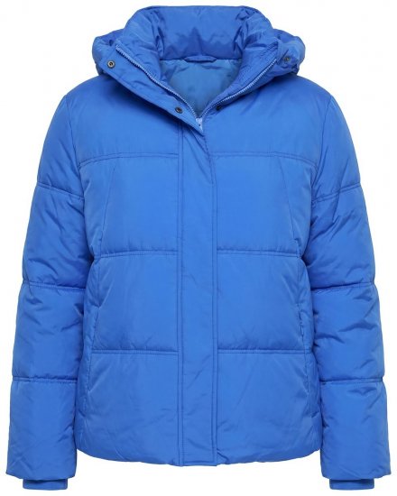 Ulla Popken 851832 Gewatteerd jack Petrol - Jassen - Grote maten jassen voor dames