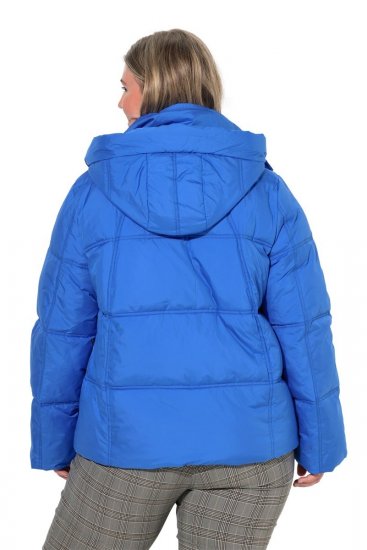 Ulla Popken 851832 Gewatteerd jack Petrol - Jassen - Grote maten jassen voor dames